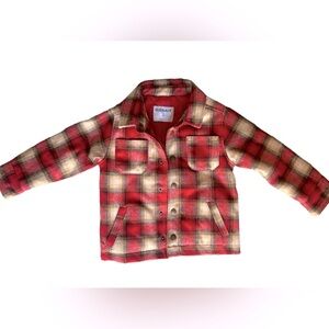 Boys Flannel Jacket Size 4T